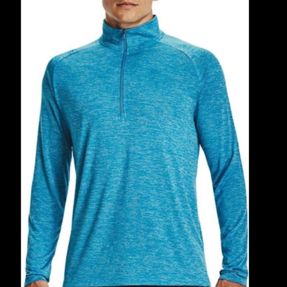 American Eagle AEO Men’s Half Zip Flex Running Athletic Gym Pullover Blue Medium - Picture 1 of 12